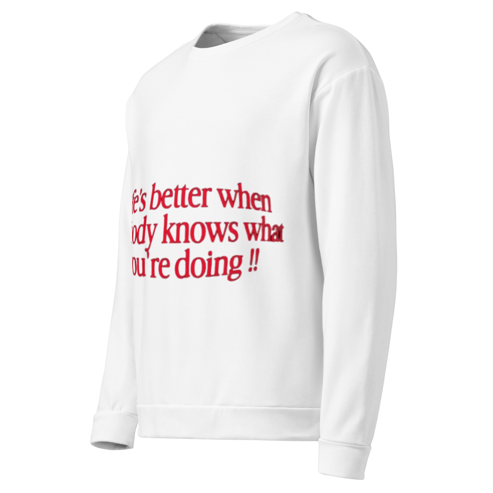 "Life better when nobody knows what you're doing.  thumbnail 3