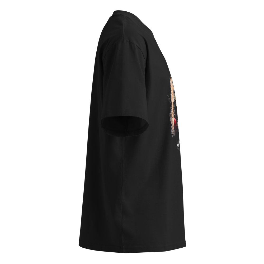Boys neck black t-shirt thumbnail 3