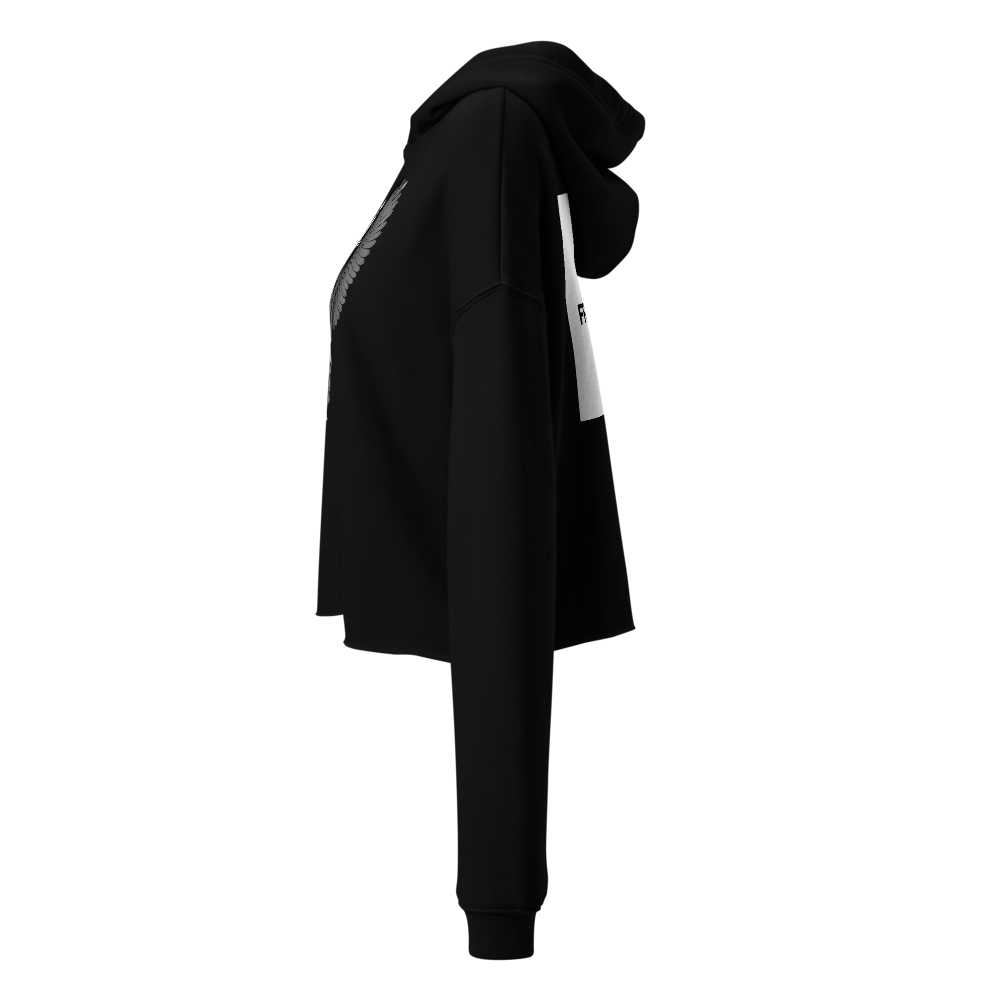 Vintage Dark Angel Aesthetic Cropped Hoodie thumbnail 3