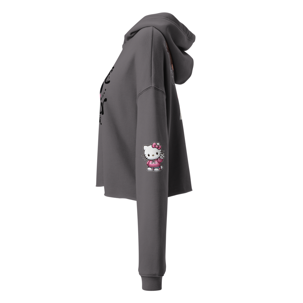 Tell Cute Daily Thing – Kawaii Cropped Hoodie thumbnail 3