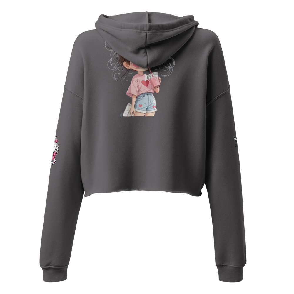 Tell Cute Daily Thing – Kawaii Cropped Hoodie thumbnail 2