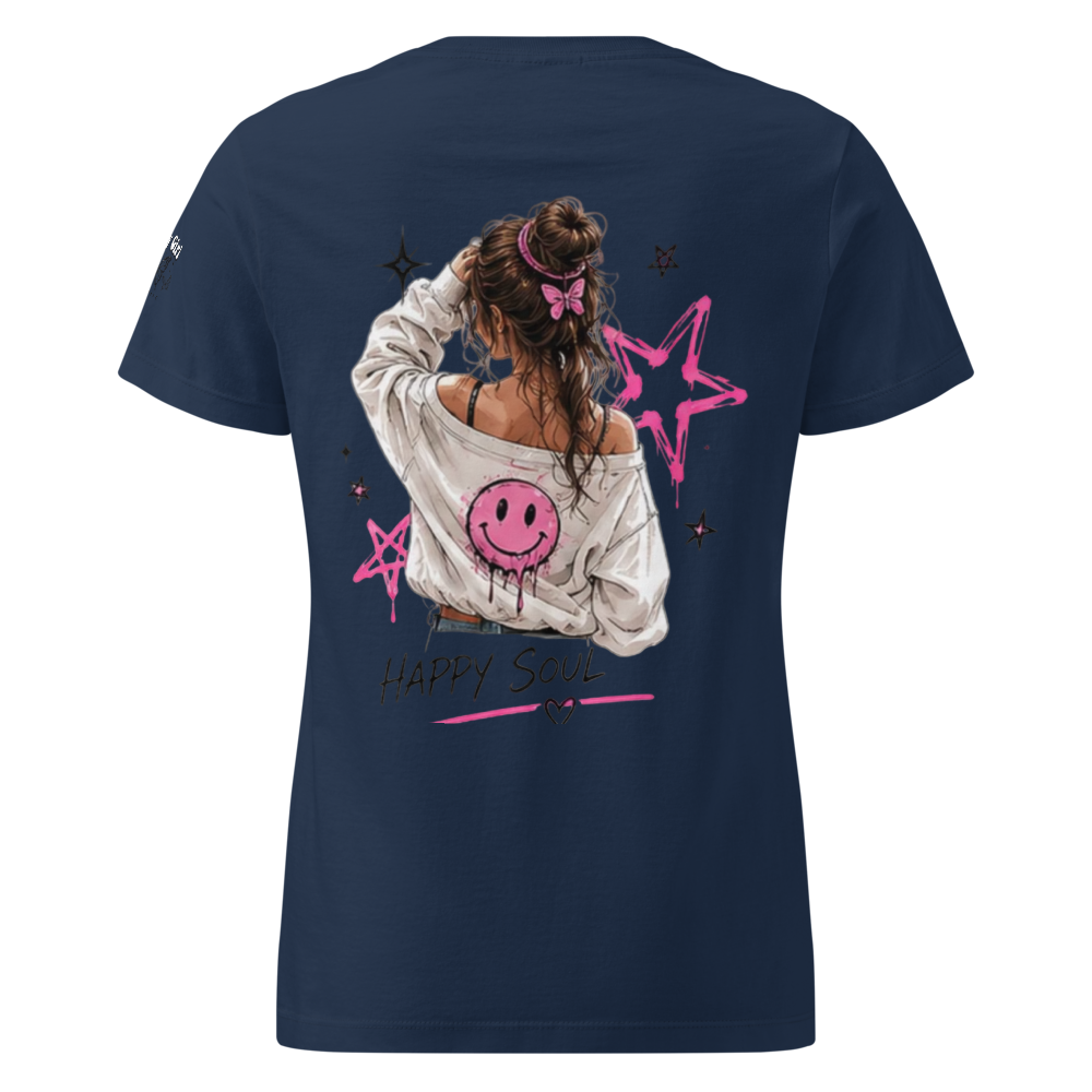 Cute Kitty Peace Sign Graphic T-Shirt | Kawaii Wom thumbnail 2