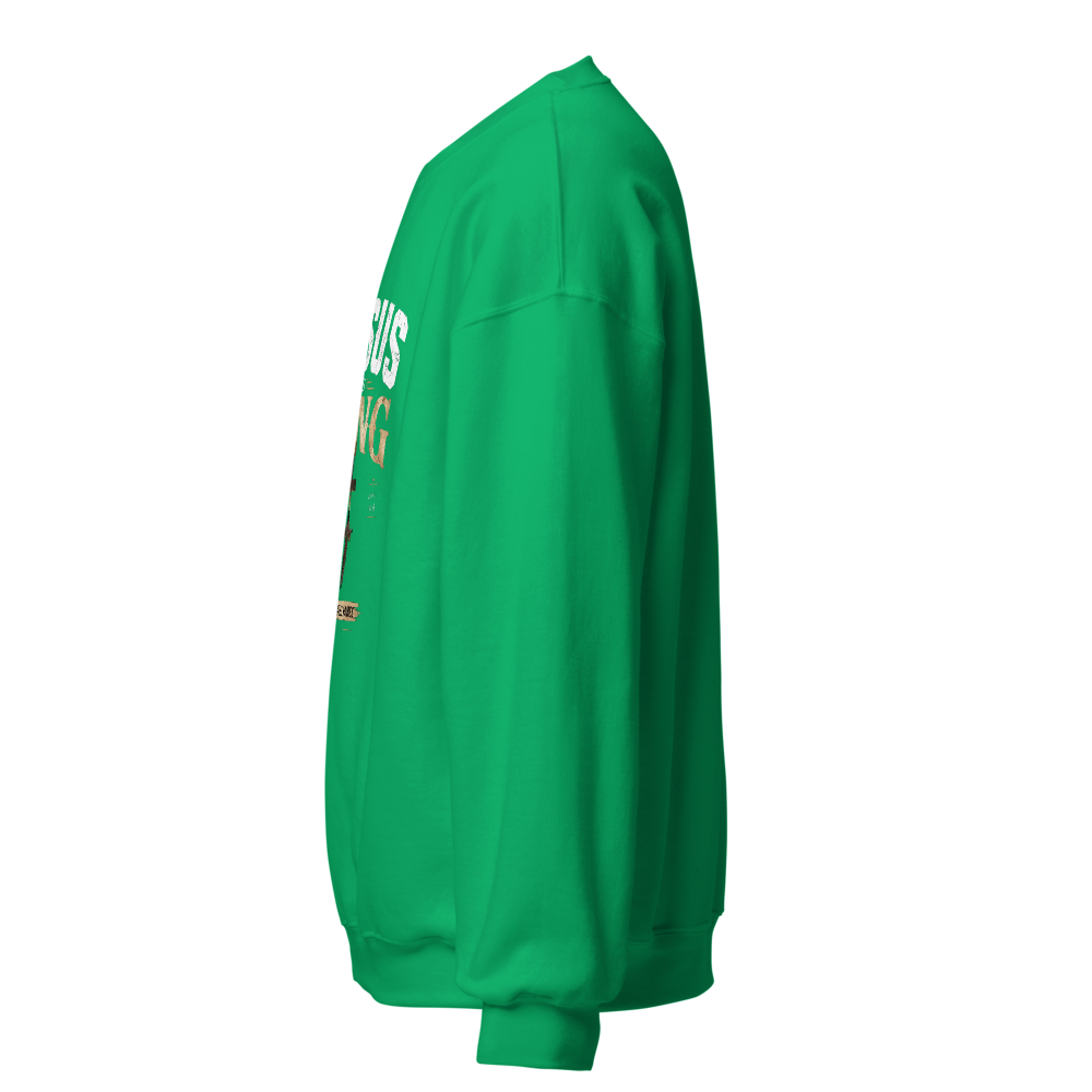 Jesus Is King Christian Crewneck Sweatshirt thumbnail 3