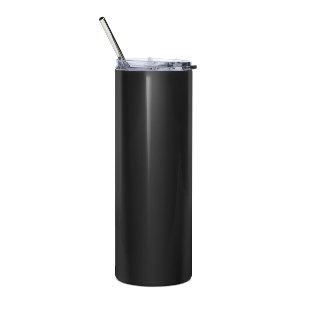Bicchiere acciaio inox termico con cannuccia thumbnail 2