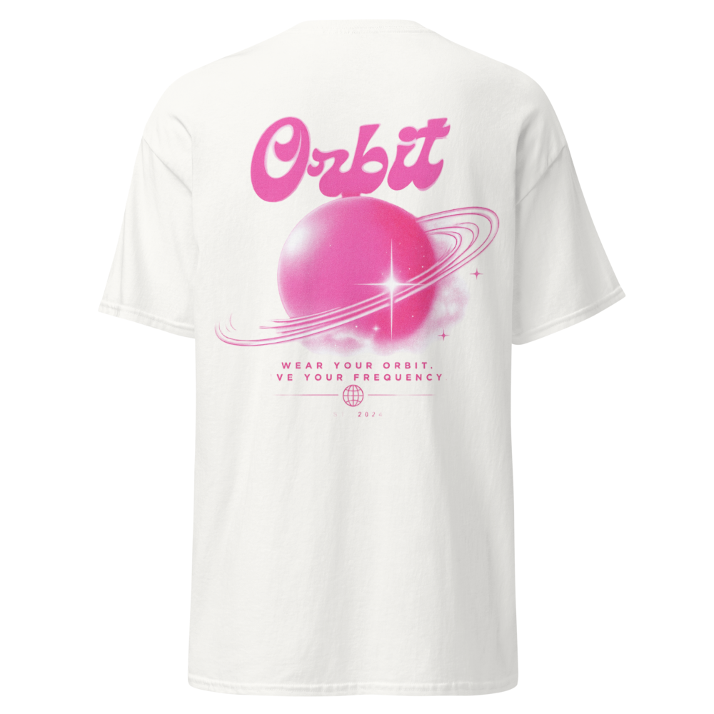 Orbit White T-shirt Graphic Design thumbnail 4