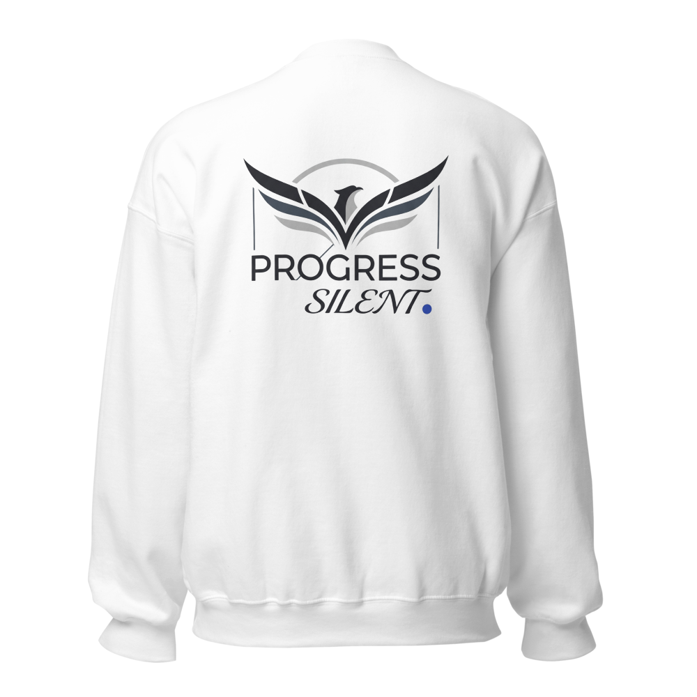 Sweatshirt Crew Neck Plain White thumbnail 4