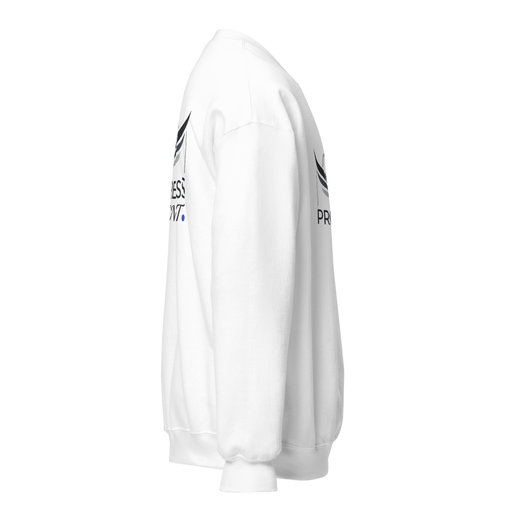 Sweatshirt Crew Neck Plain White thumbnail 3