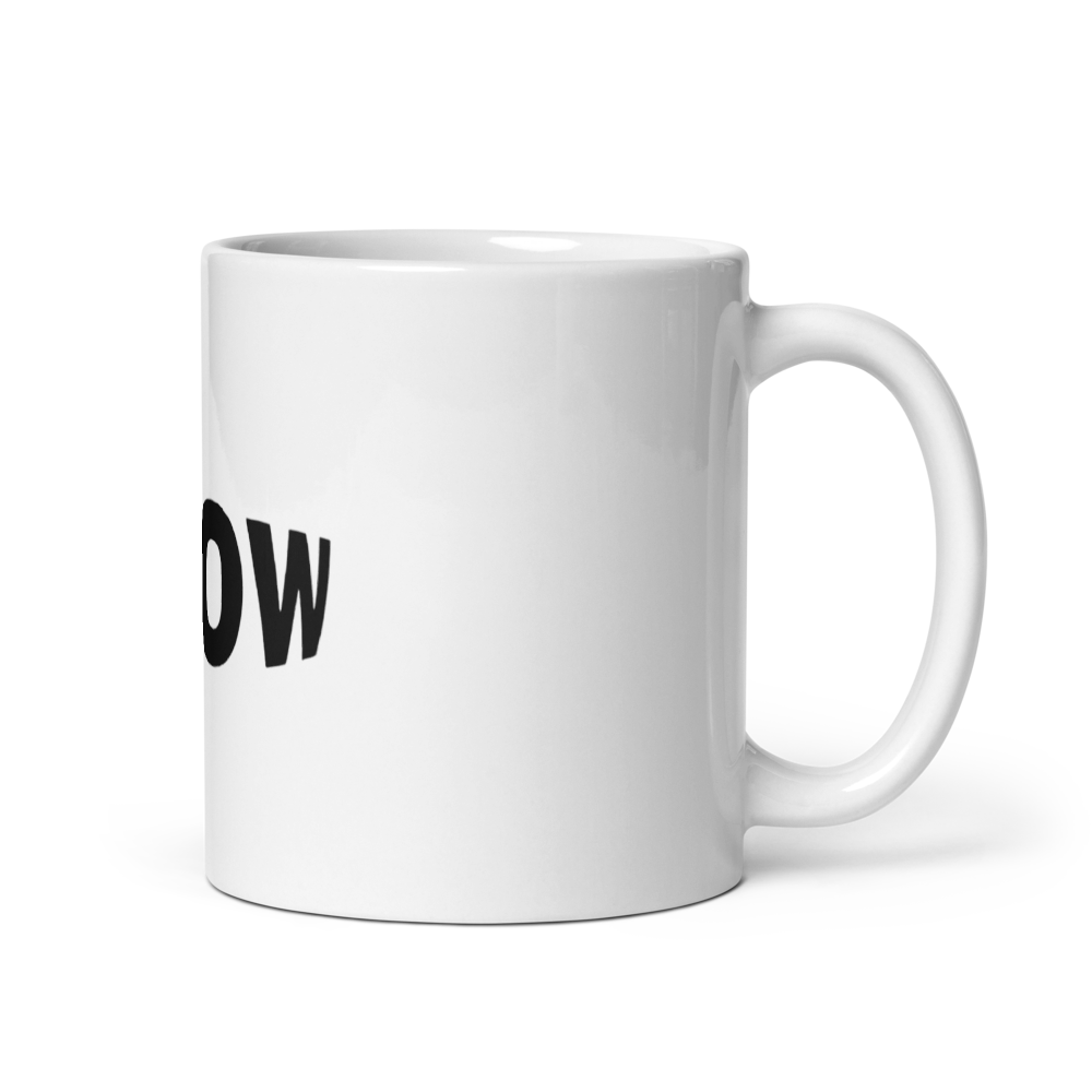 White glossy mug thumbnail 2