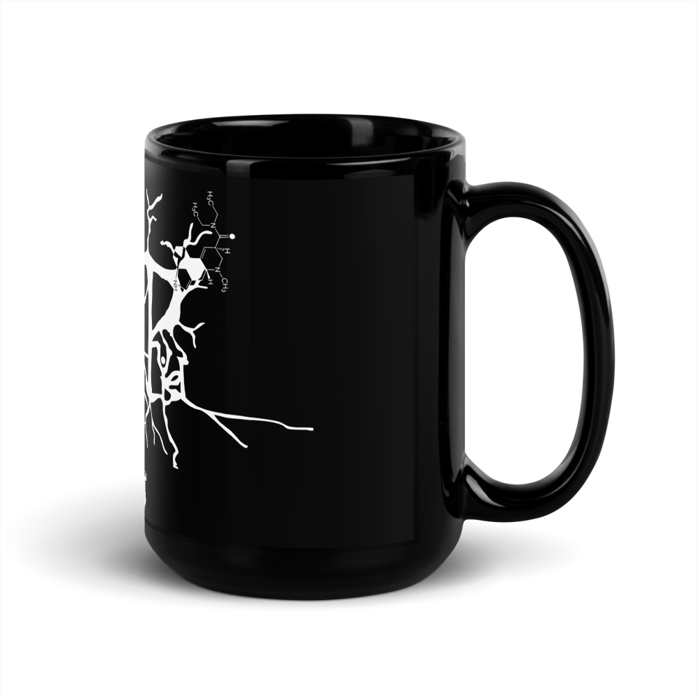 Flor de Piel Black Glossy Mug thumbnail 5