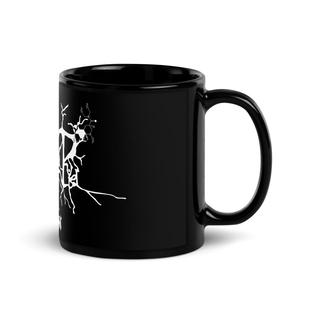 Flor de Piel Black Glossy Mug thumbnail 2
