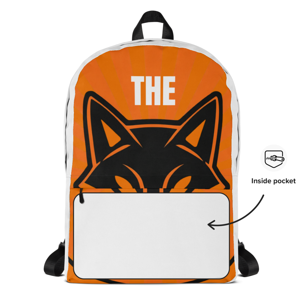 clear backpack with Foxxverse logo thumbnail 2