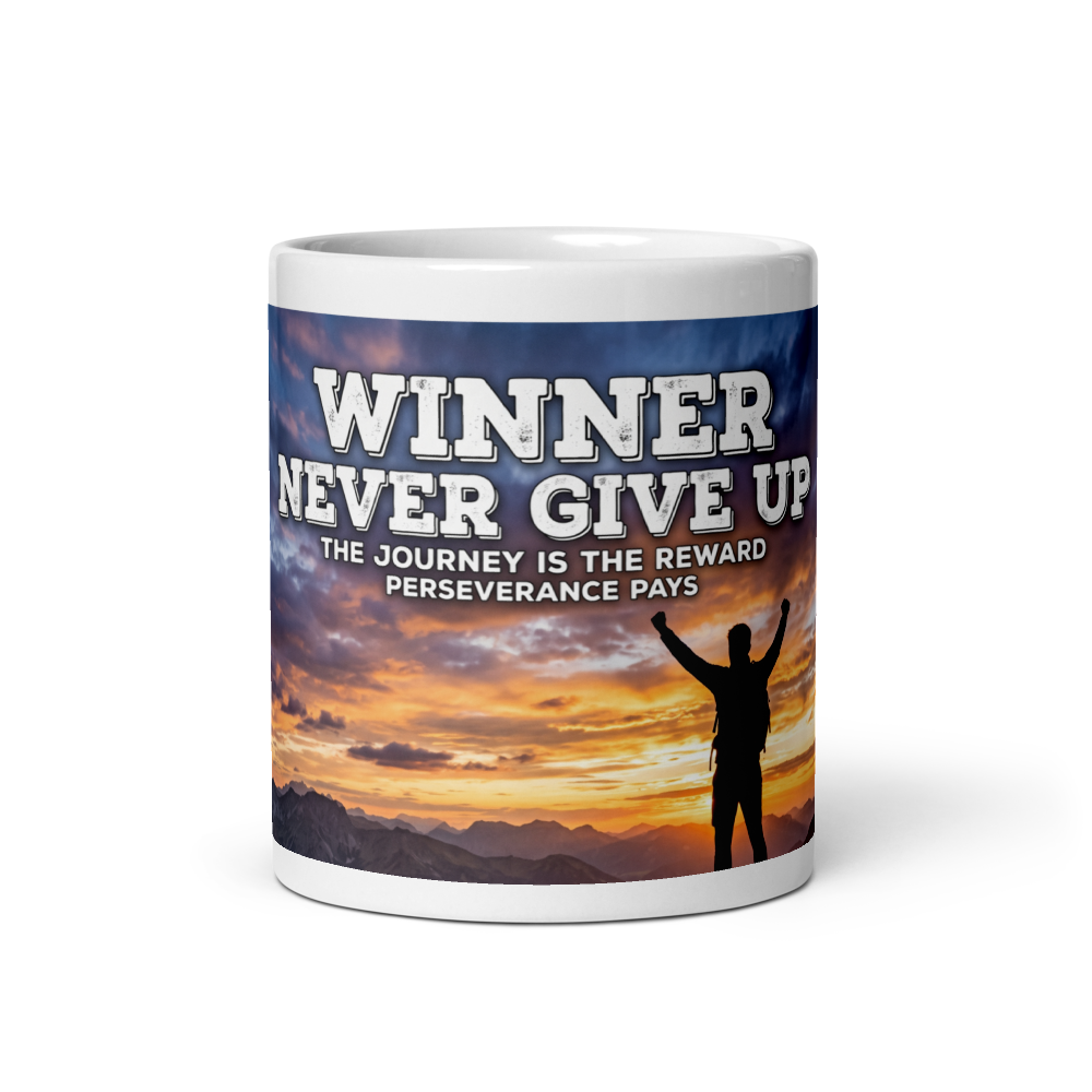 White glossy mug thumbnail 2