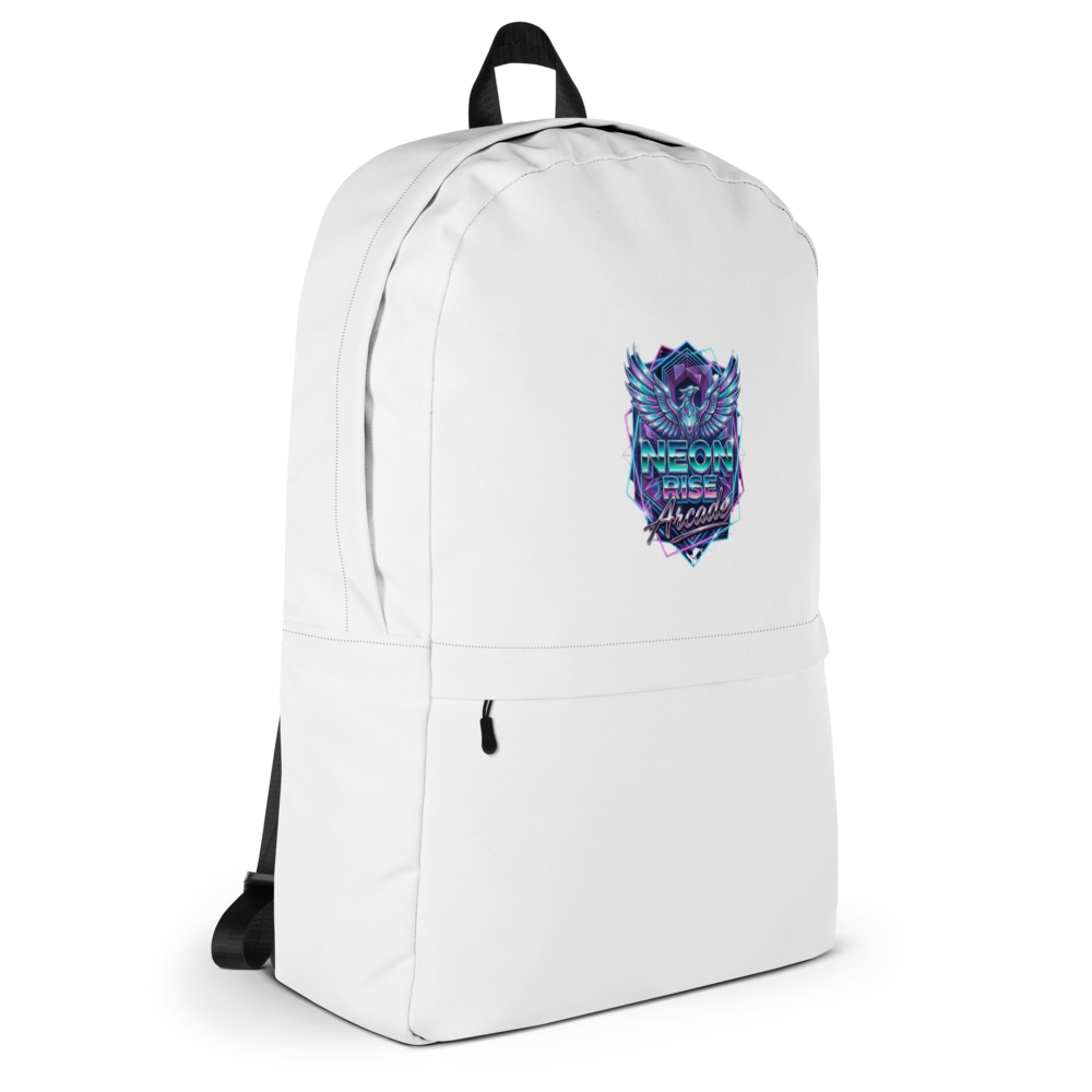 Stylish White Backpack thumbnail 4