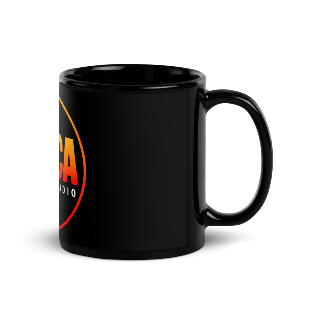 Soca Music Radio Black Glossy Mug thumbnail 3