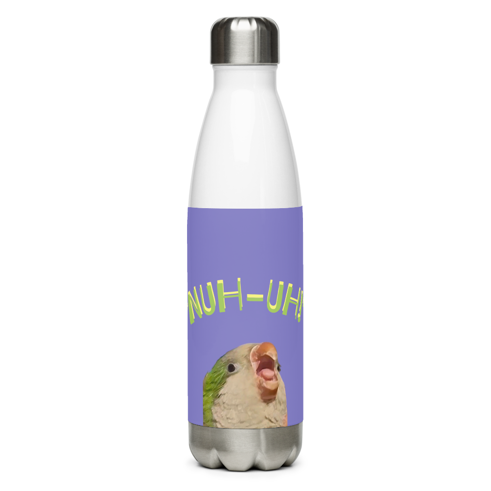 Beebl Boose Scream "NUH-UH!" Water Bottle