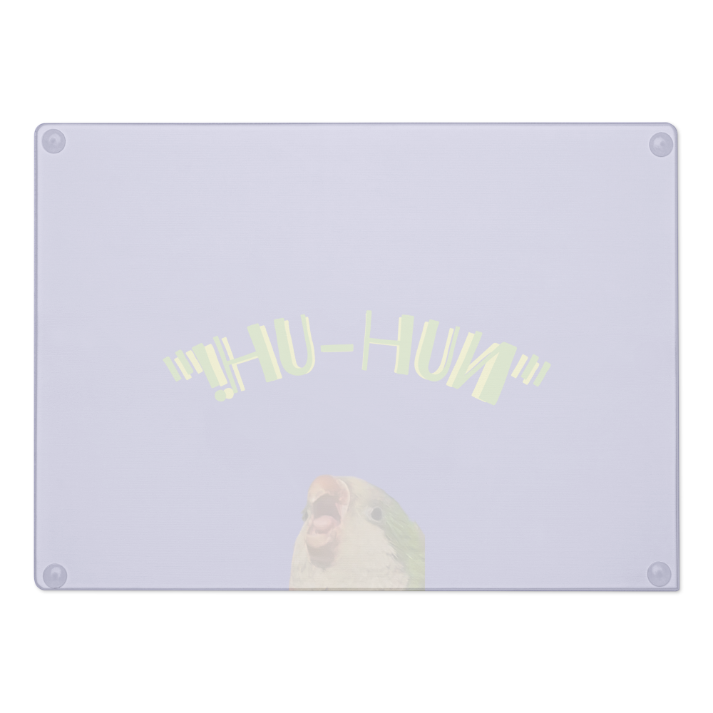 Beebl Boose Scream "NUH-UH!" Glass Cutting Board thumbnail 2