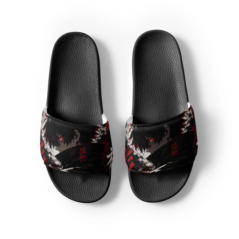 Men's Black Graphic Slides thumbnail 2
