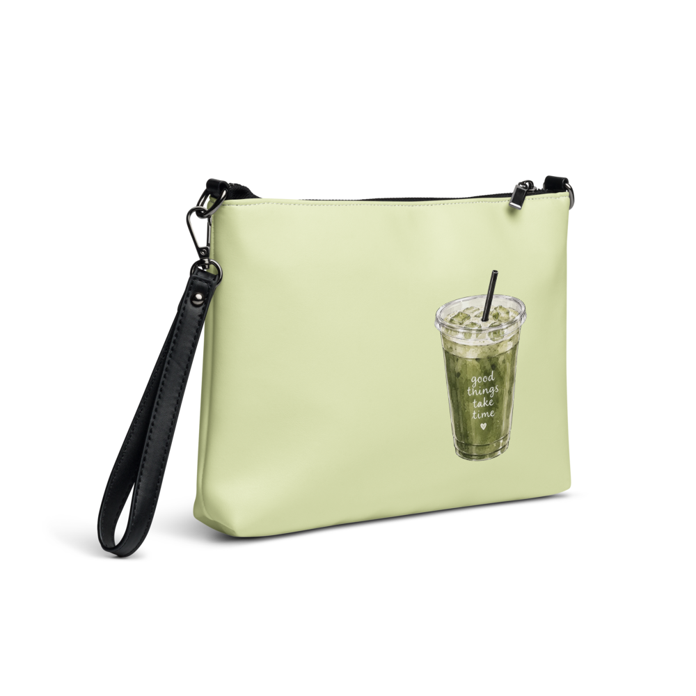 Matcha Themed All-Over Crossbody Bag thumbnail 4