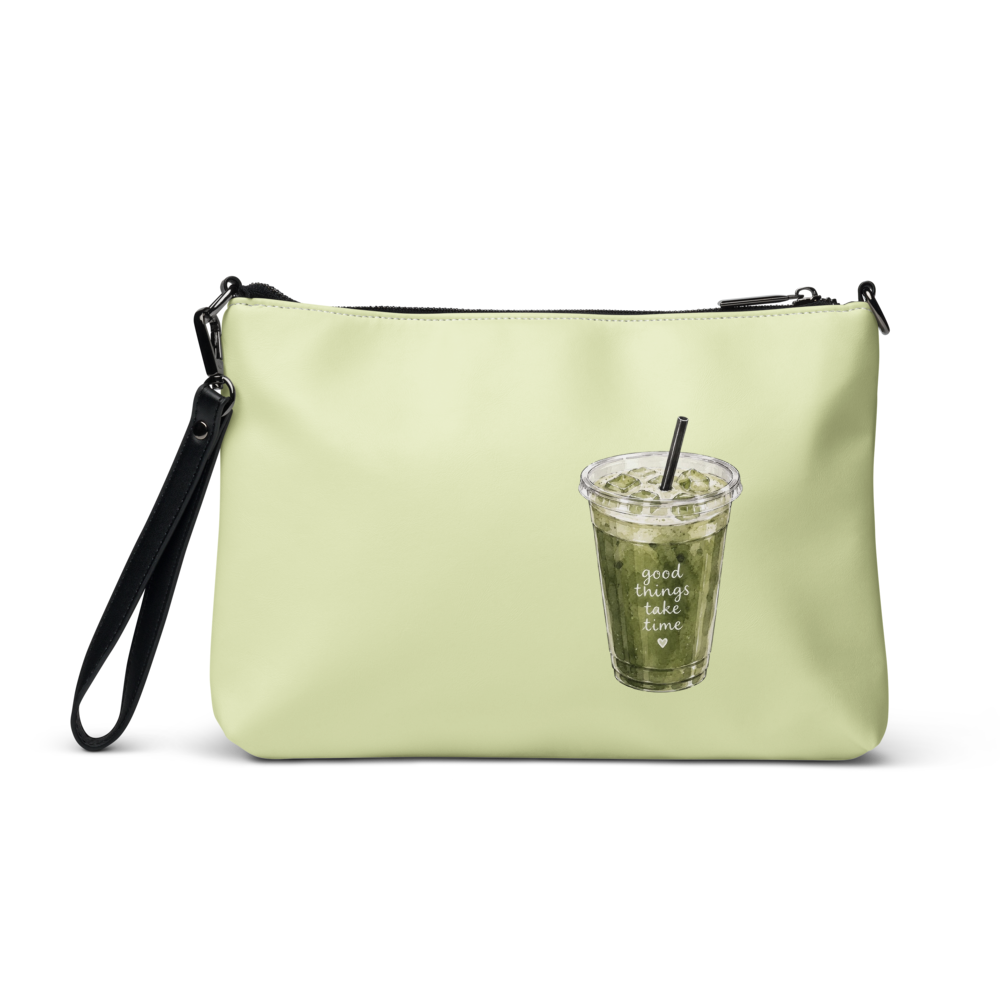 Matcha Themed All-Over Crossbody Bag thumbnail 3