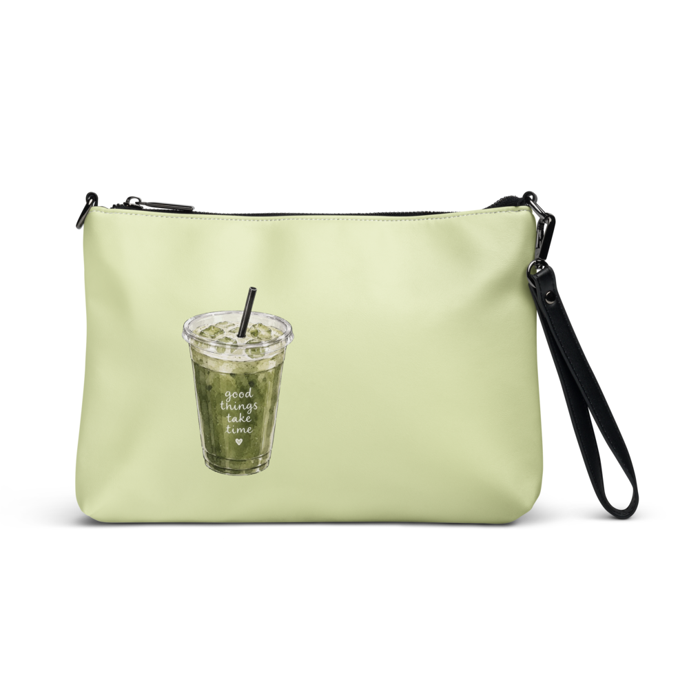 Matcha Themed All-Over Crossbody Bag thumbnail 2