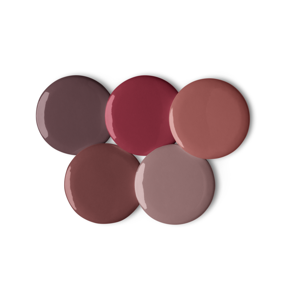 Minimalistic Maroon & Crimson Set of Pin Buttons thumbnail 2