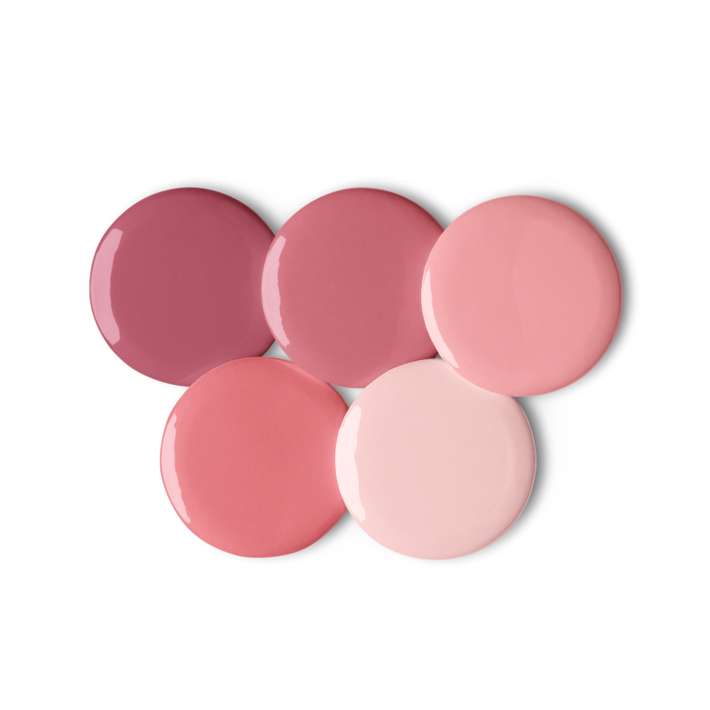 Minimalistic Pink Set of Pin Buttons thumbnail 2
