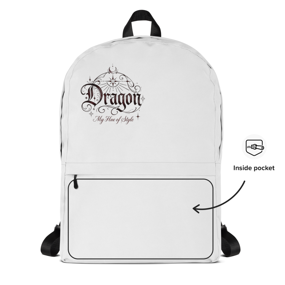 Dragon Quote Design - 3 All-Over Print Backpack thumbnail 3