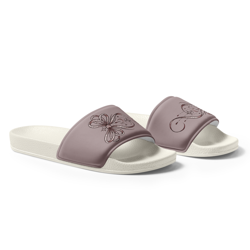 Ribbons Design Women's Slides thumbnail 3