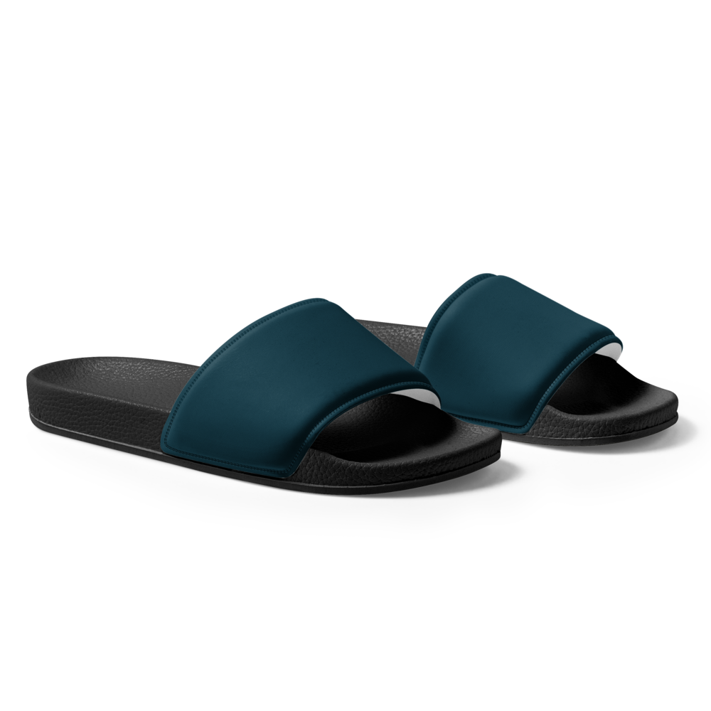 Dark Green Men's Slides thumbnail 3