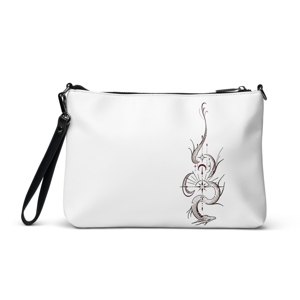 Dragon Line Art All-Over Print Crossbody Bag thumbnail 3