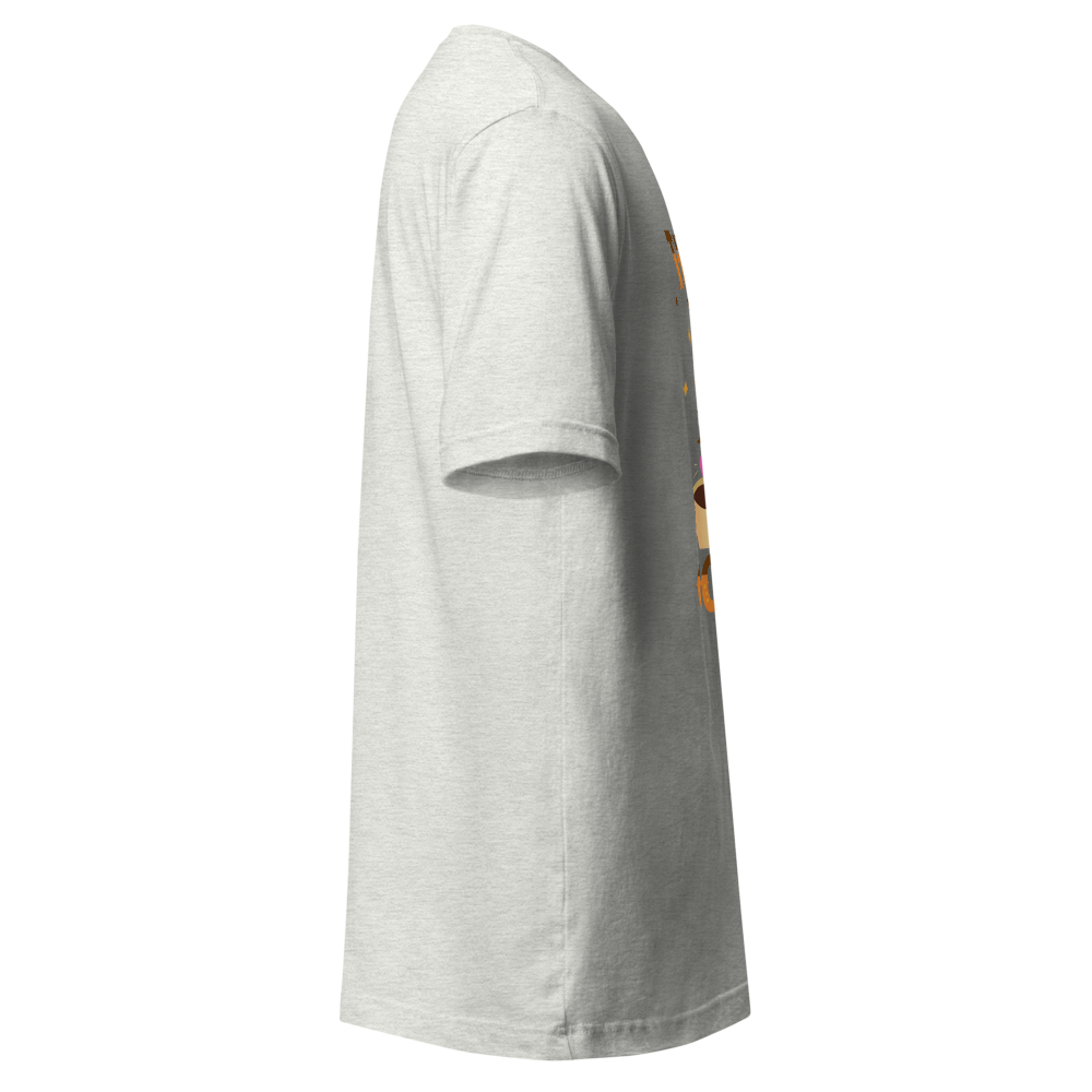 Printed White Unisex T-shirt |SSSS| thumbnail 4