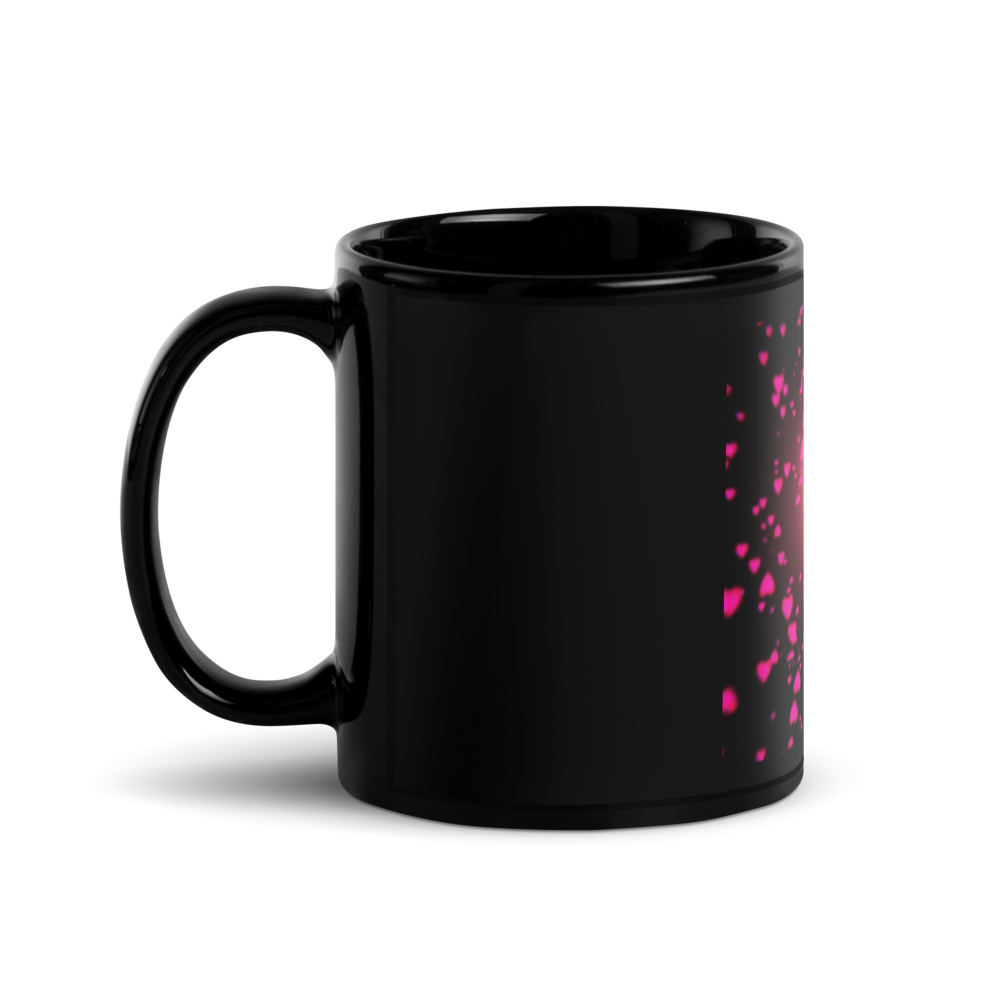 Cutesy Hearts Glossy Mug thumbnail 2