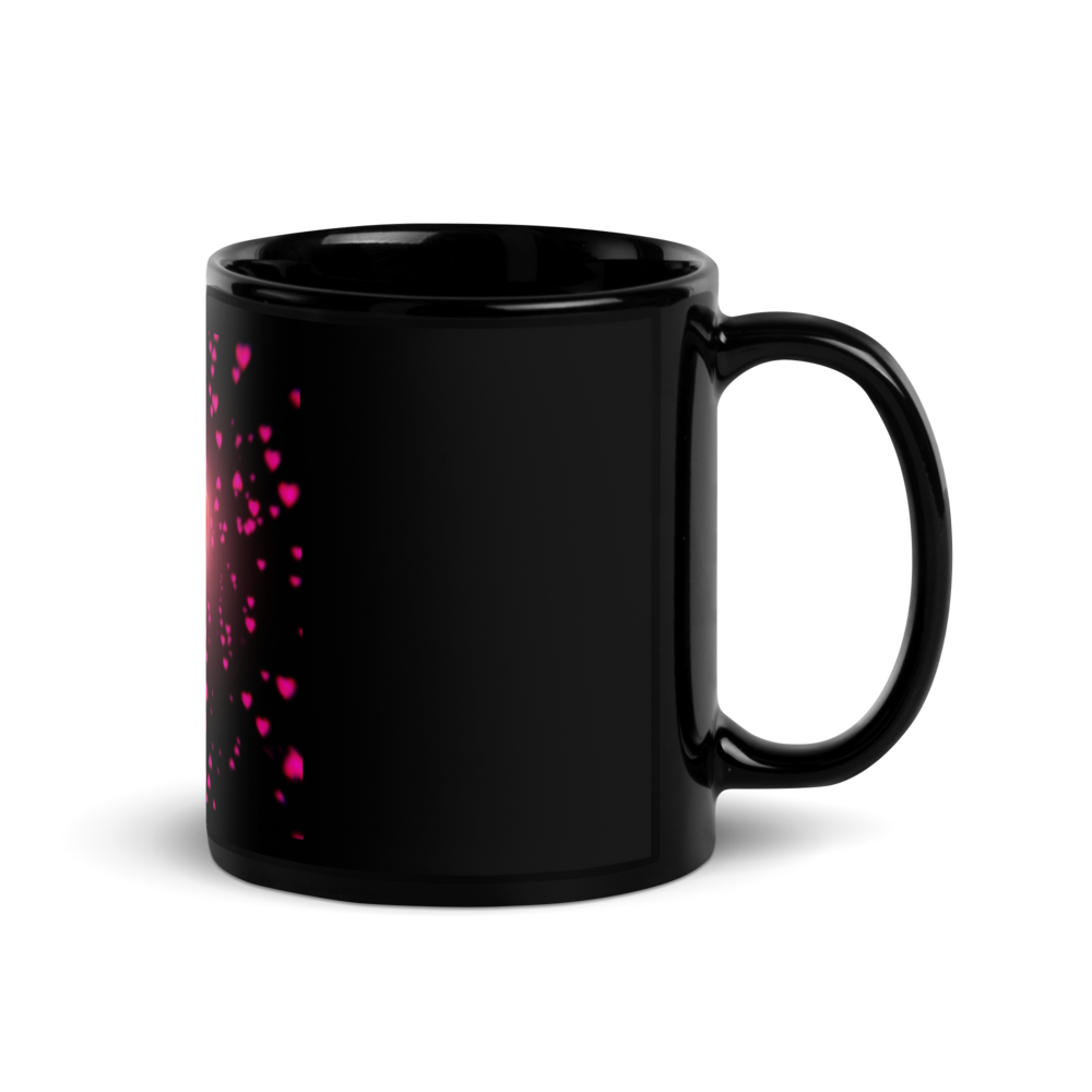 Cutesy Hearts Glossy Mug thumbnail 3