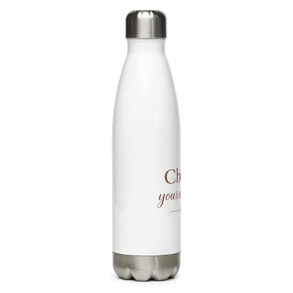 Choose Yourself First Stainless Steel Water Bottle thumbnail 2