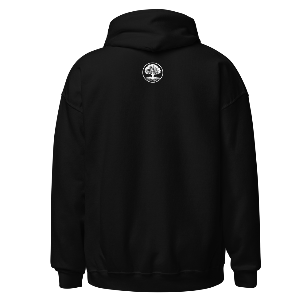 ¡Ándele! Black Hoodie with Centered Logo thumbnail 2
