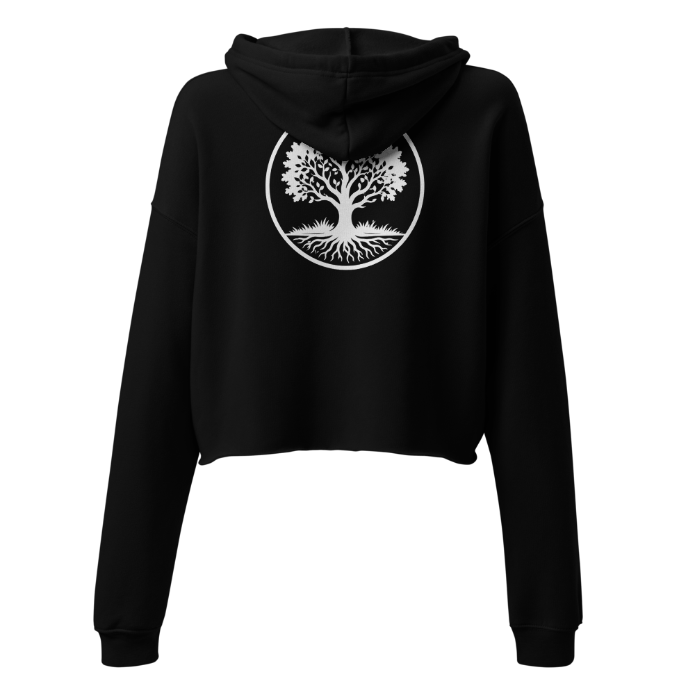 ¡Ándele! Black Cropped Hoodie thumbnail 2