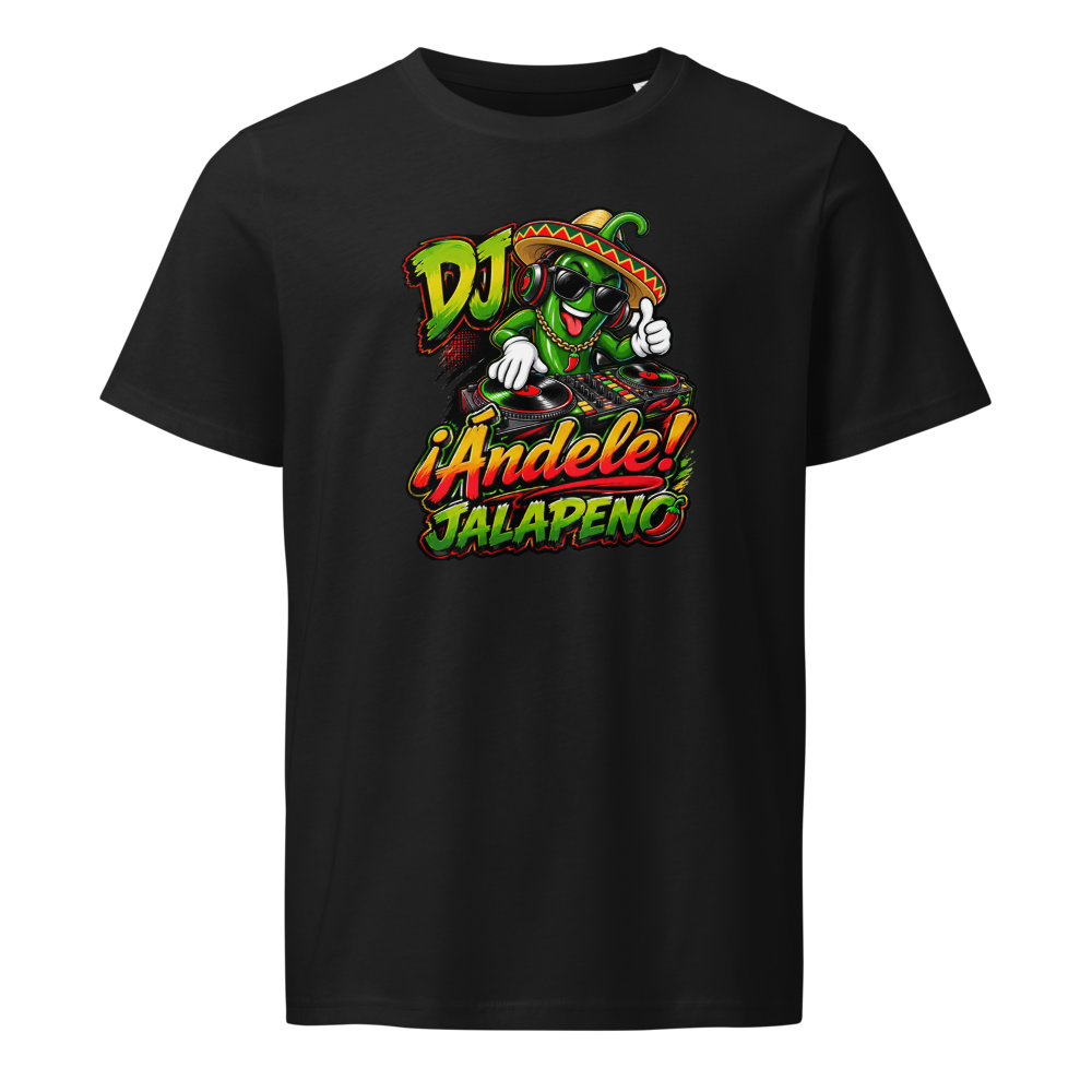 DJ ¡Ándele! Jalapeno Black Shirt