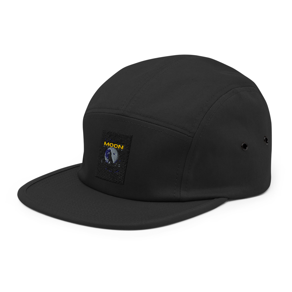 Minimal Black 5 Panel Cap thumbnail 5