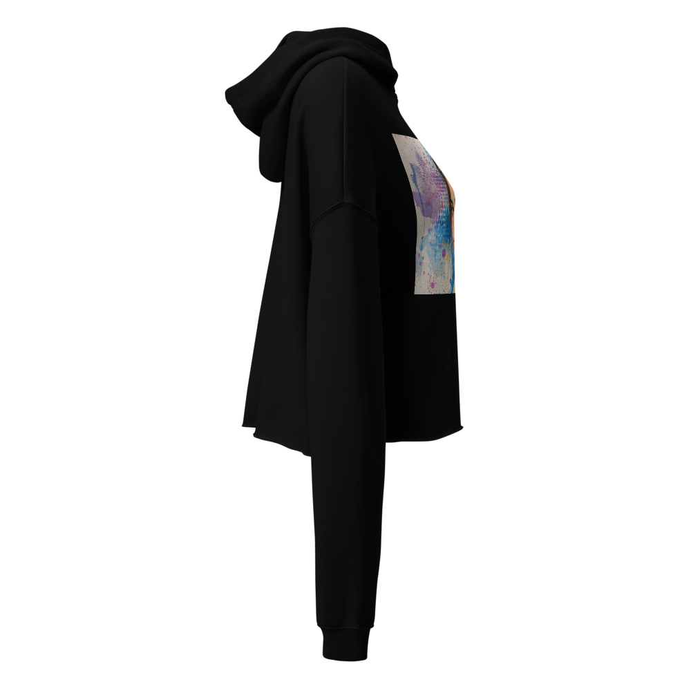 Colorful Watercolor Girl Art Hoodie thumbnail 3