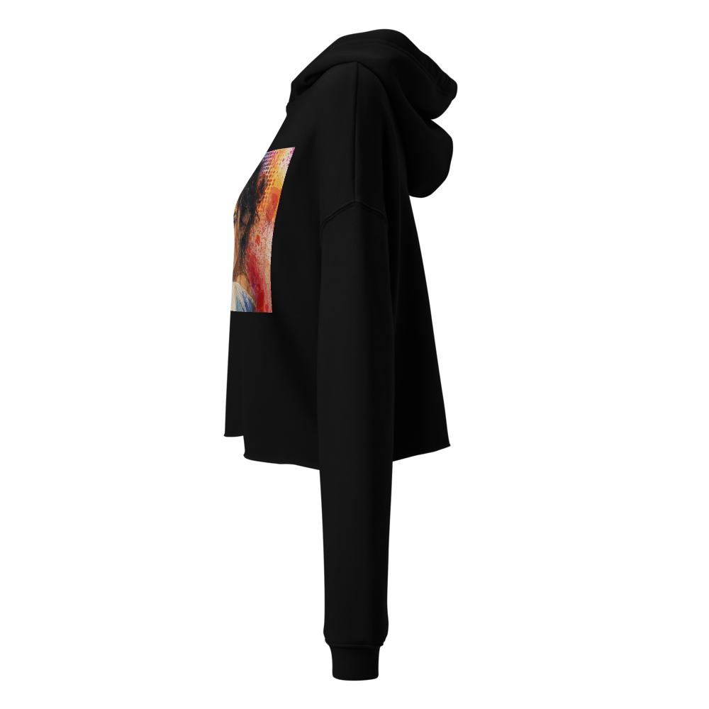 Colorful Watercolor Girl Art Hoodie thumbnail 2