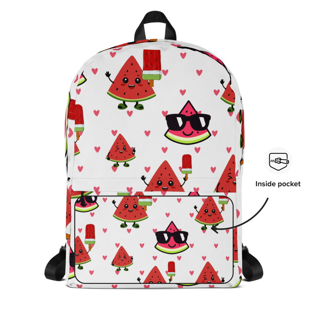 Kawaii Summer Watermelon All-Over Print Bag thumbnail 4