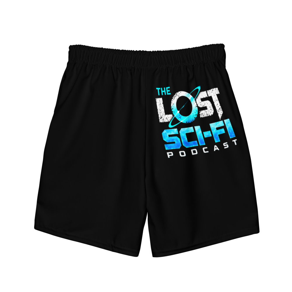 The Lost Sci-Fi Podcast Cosmic Logo Swim Trunks thumbnail 2