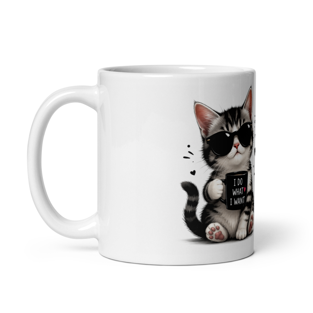 Funny Cat Quotes Coffee Mug Design thumbnail 2