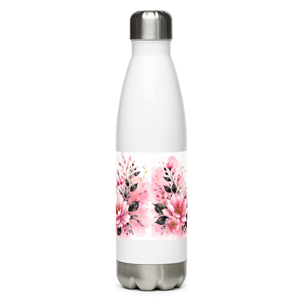 Beautiful Floral Water Bottle Wrap Design thumbnail 4