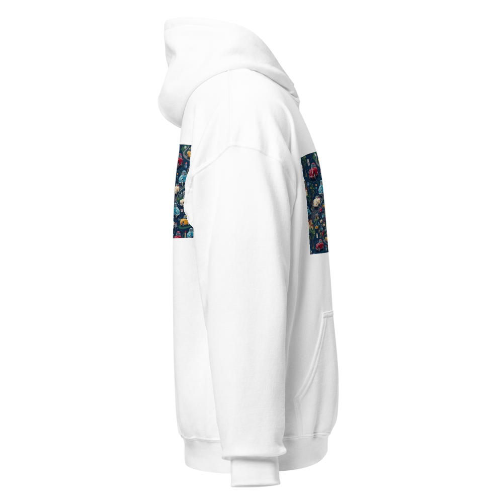 unisex heavy blend  hoodie with car theme  thumbnail 3