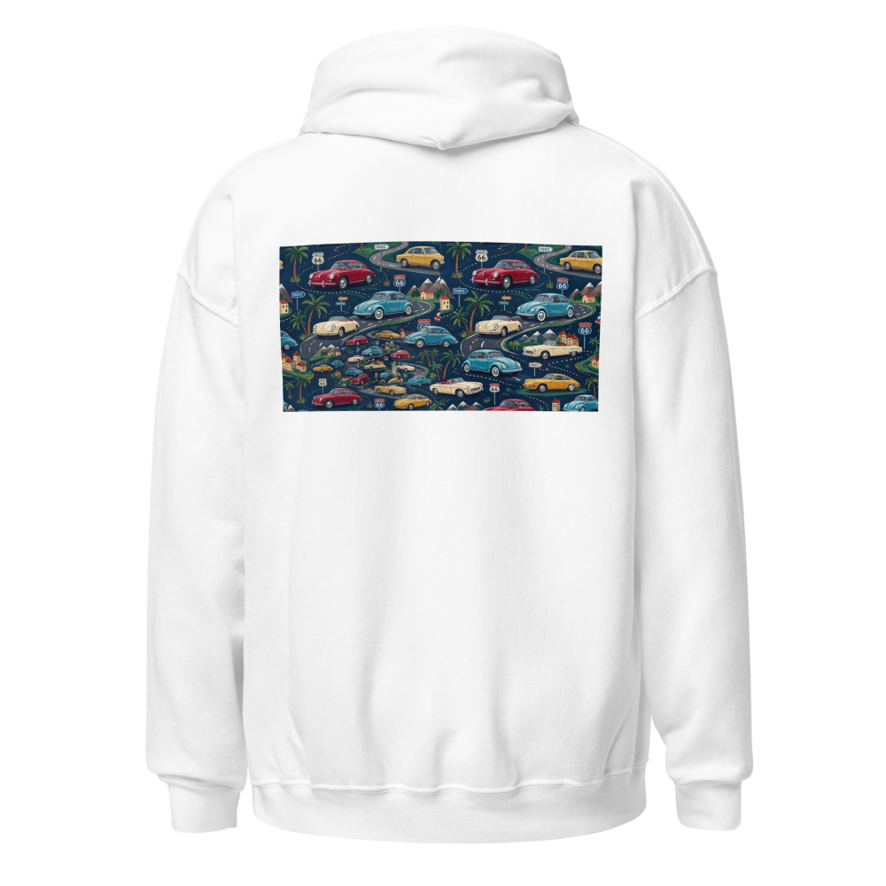 unisex heavy blend  hoodie with car theme  thumbnail 4