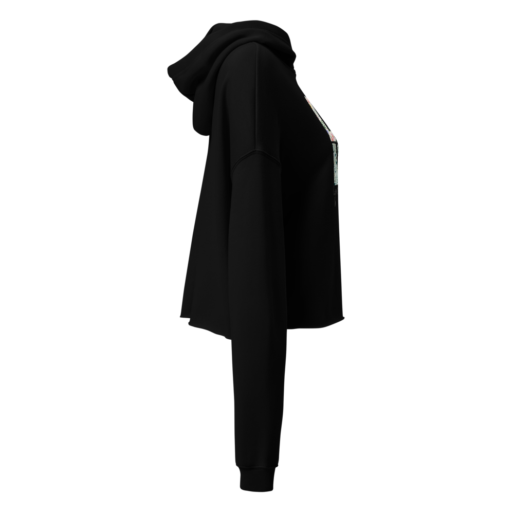 Aesthetic love Cropped Hoodie thumbnail 3