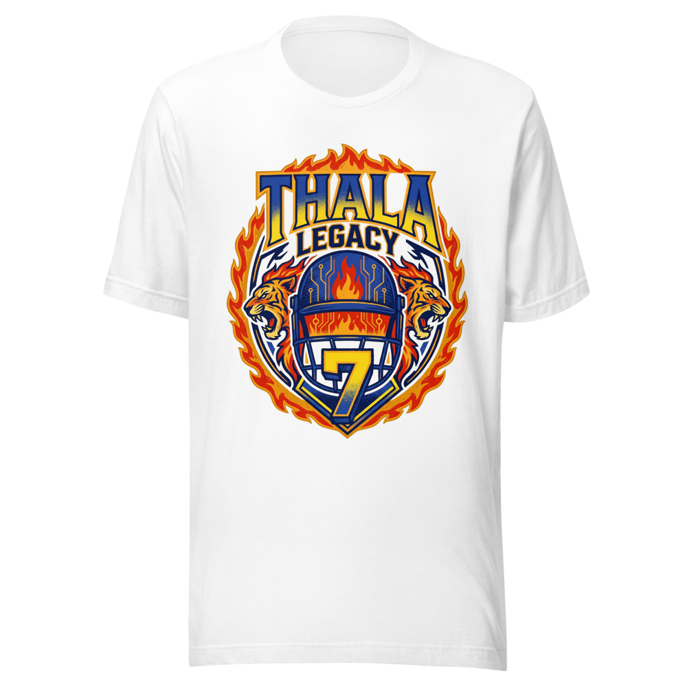 Ms dhoni logo in this t shirt for Ms dhoni fan  thumbnail 2