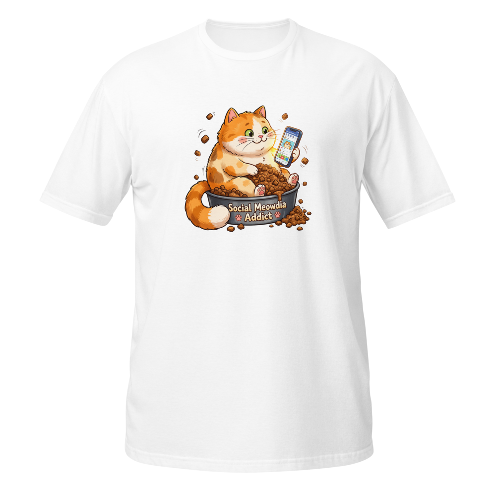 Social Meowdia Addict Cat thumbnail 3