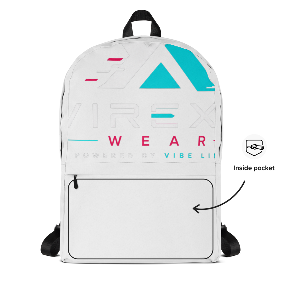 VirexoWear™ Neon Pulse All-Over Print Backpack | P thumbnail 2